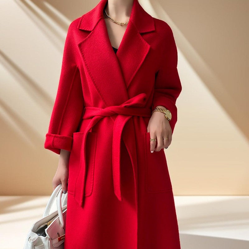 Premium Autumn/Winter Mid-Length Cashmere Coat by Try Modest