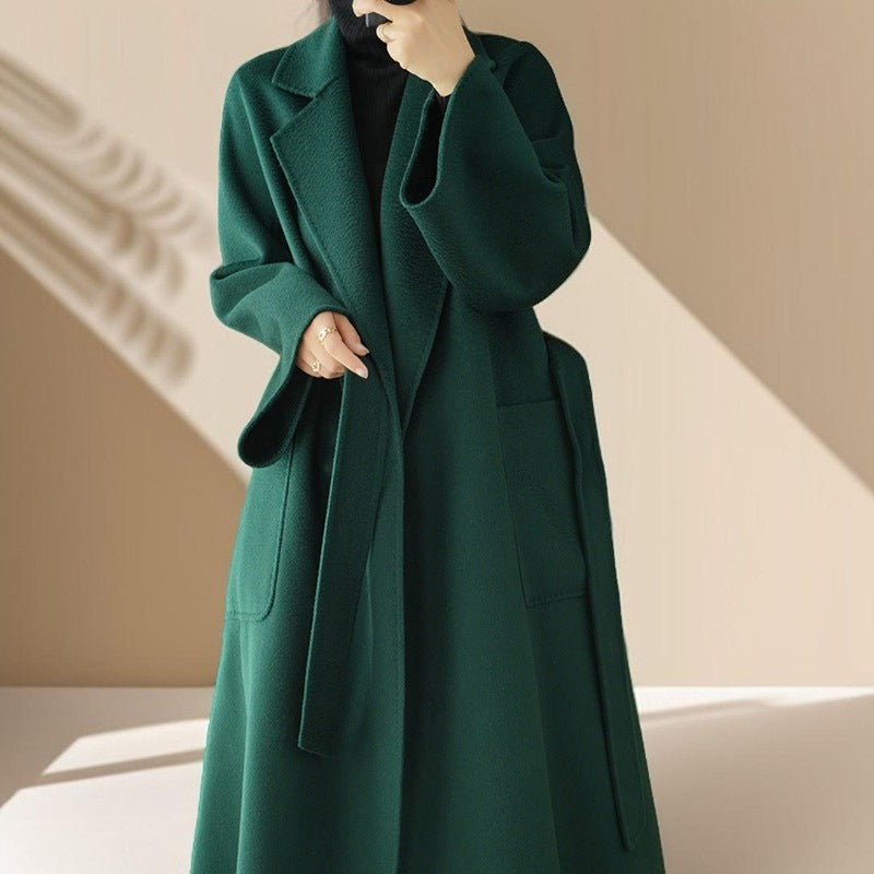 Premium Autumn/Winter Mid-Length Cashmere Coat, view 3