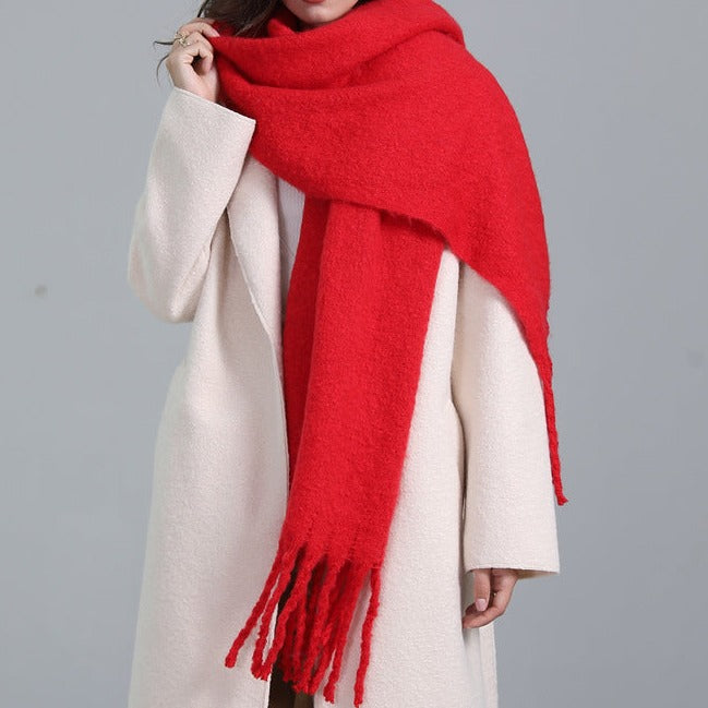 Warm winter Cashmere like scarf, view 7