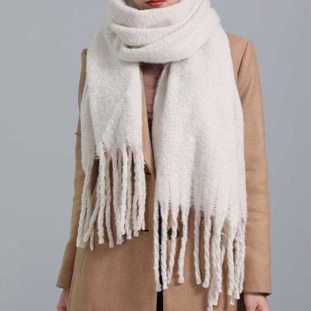 Warm winter Cashmere like scarf, view 8