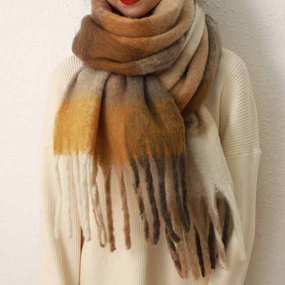 New Mohair Cashmere style Scarves For Women, view 3