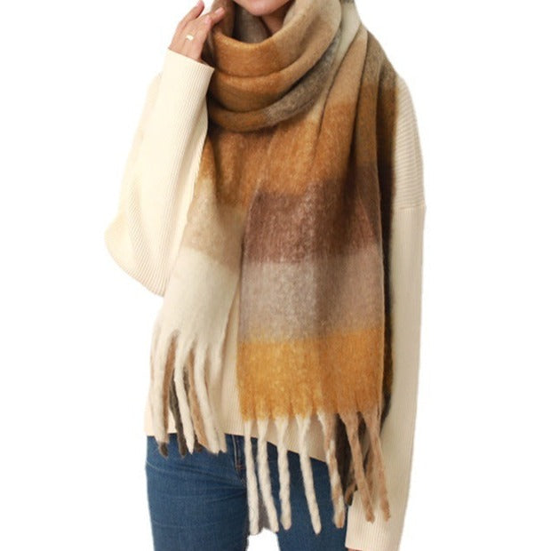 New Mohair Cashmere style Scarves For Women, view 6