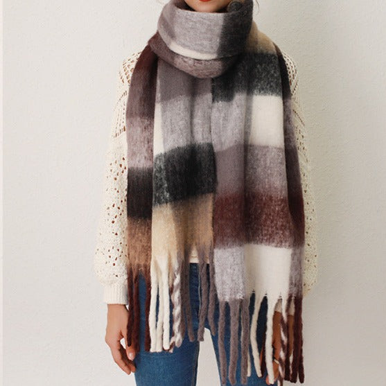 New Mohair Cashmere style Scarves For Women, view 7