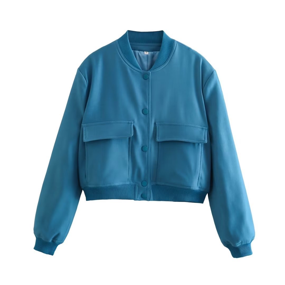 Moto-Chic Bomber Jacket, view 2