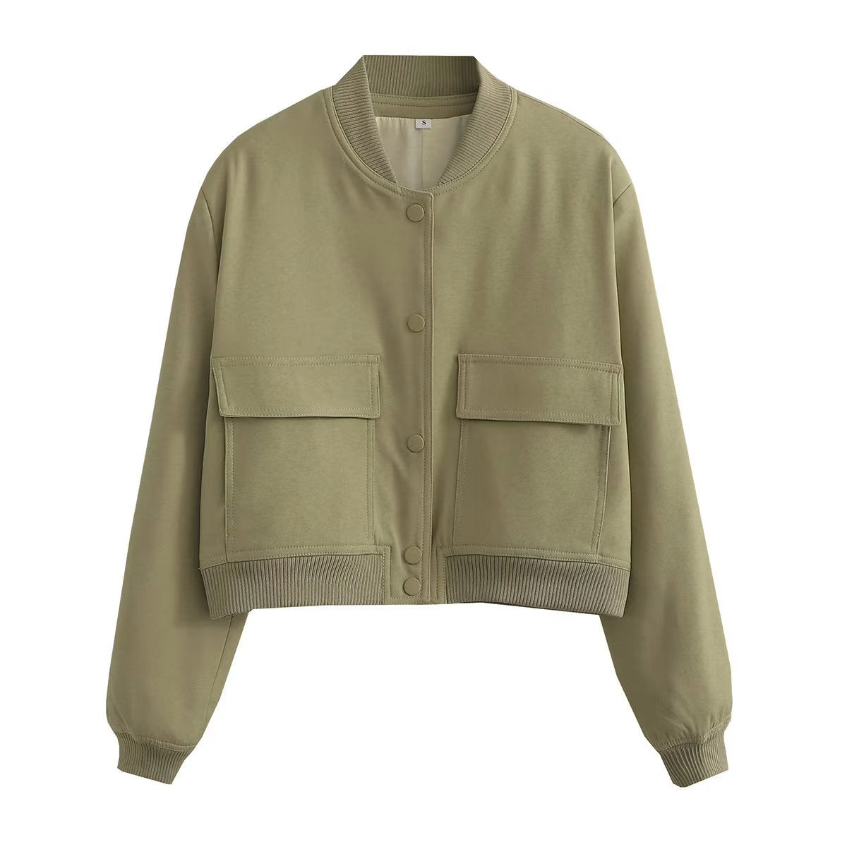 Moto-Chic Bomber Jacket, view 4