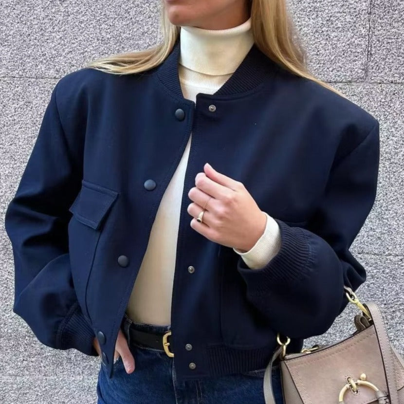 Moto-Chic Bomber Jacket, view 5
