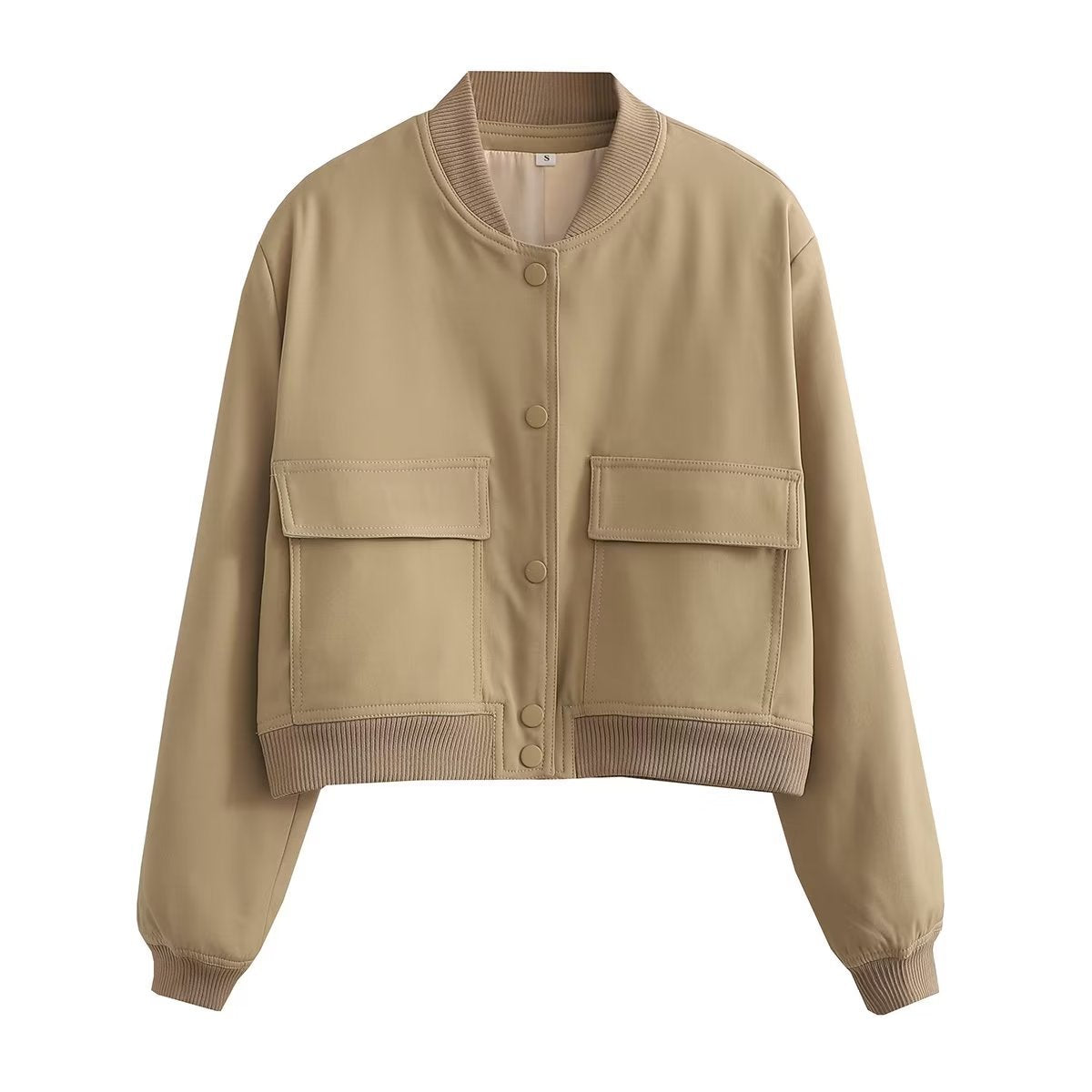 Moto-Chic Bomber Jacket, view 6
