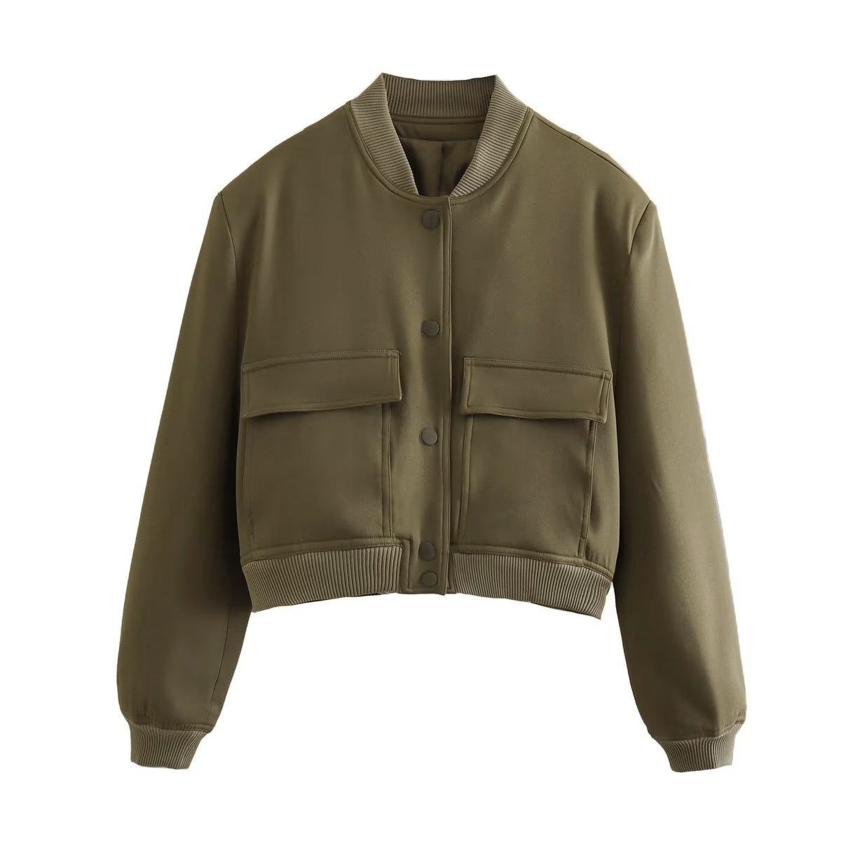 Moto-Chic Bomber Jacket, view 7
