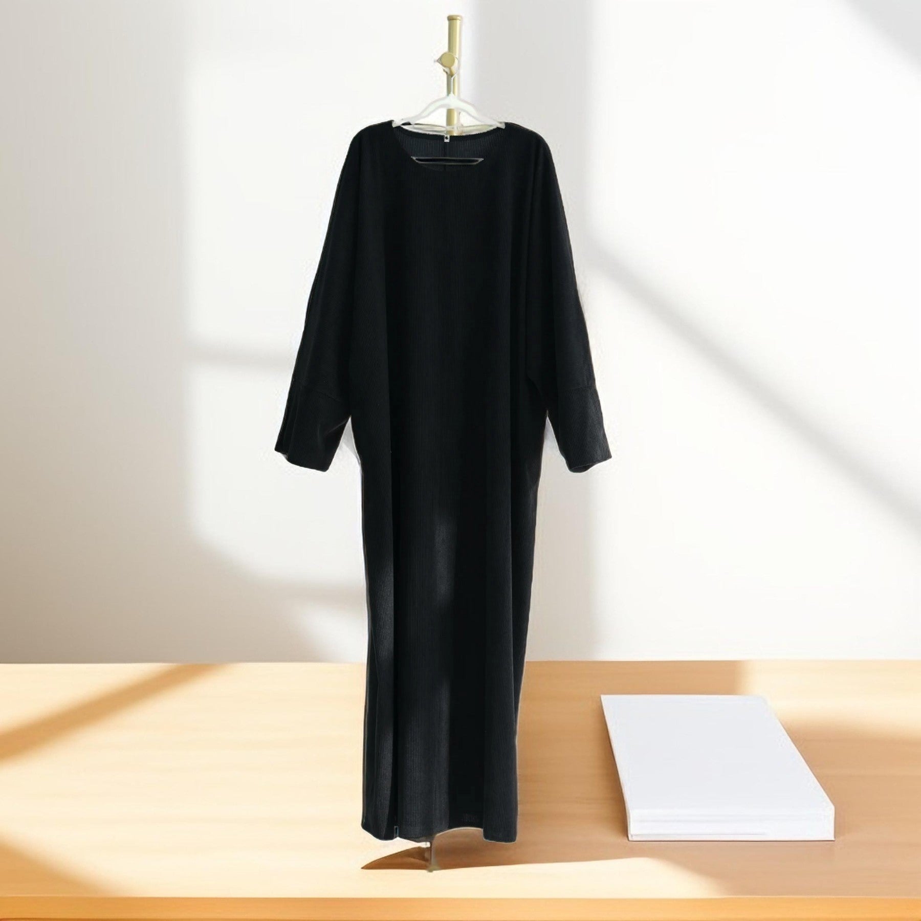 Autumn/Winter Cozy Corduroy Abaya, view 4