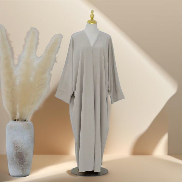 Open Front Corduroy Throw Over Abaya, view 3