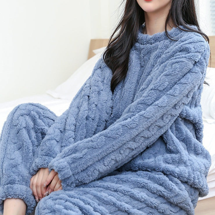 Cozy Coral Fleece Pajamas by Try Modest