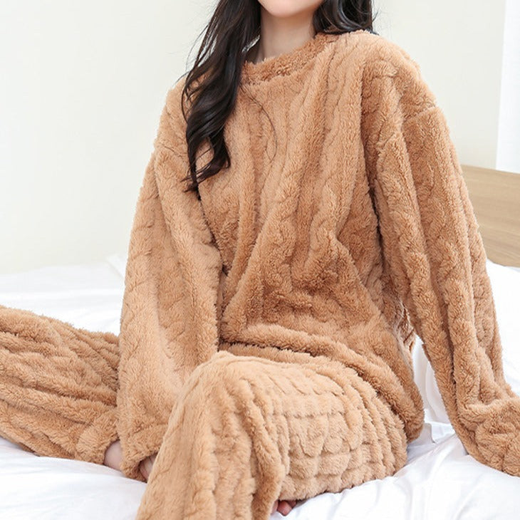 Cozy Coral Fleece Pajamas, view 3