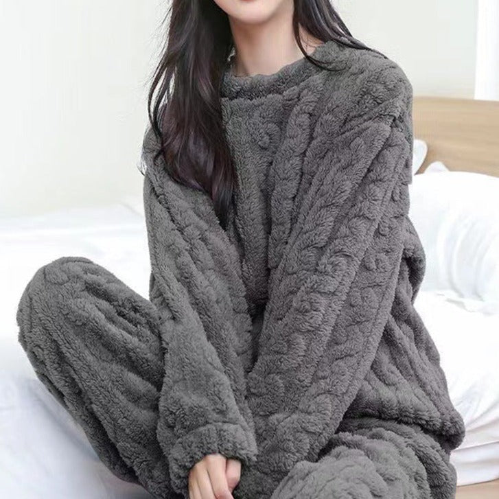 Cozy Coral Fleece Pajamas, view 6