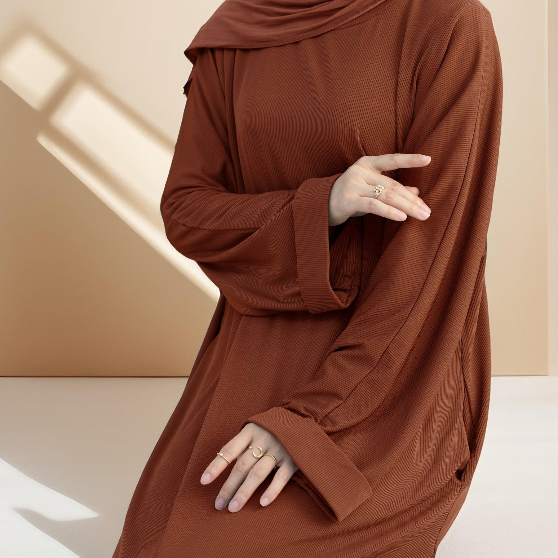 Winter kebaya knitted dress, view 2
