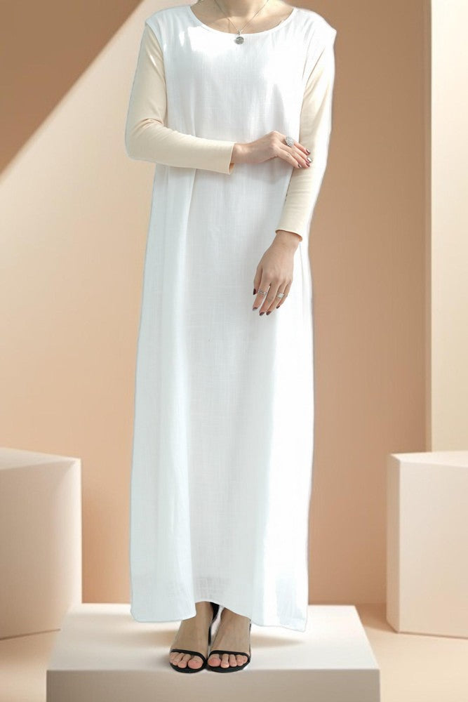Essential abaya inner slip dress, view 3
