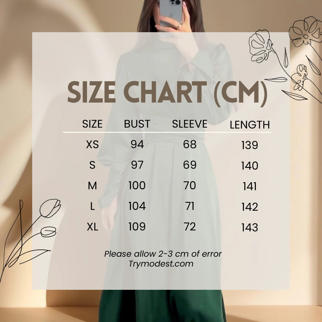 Emerald Embrace: Puff sleeves evening dress, view 8