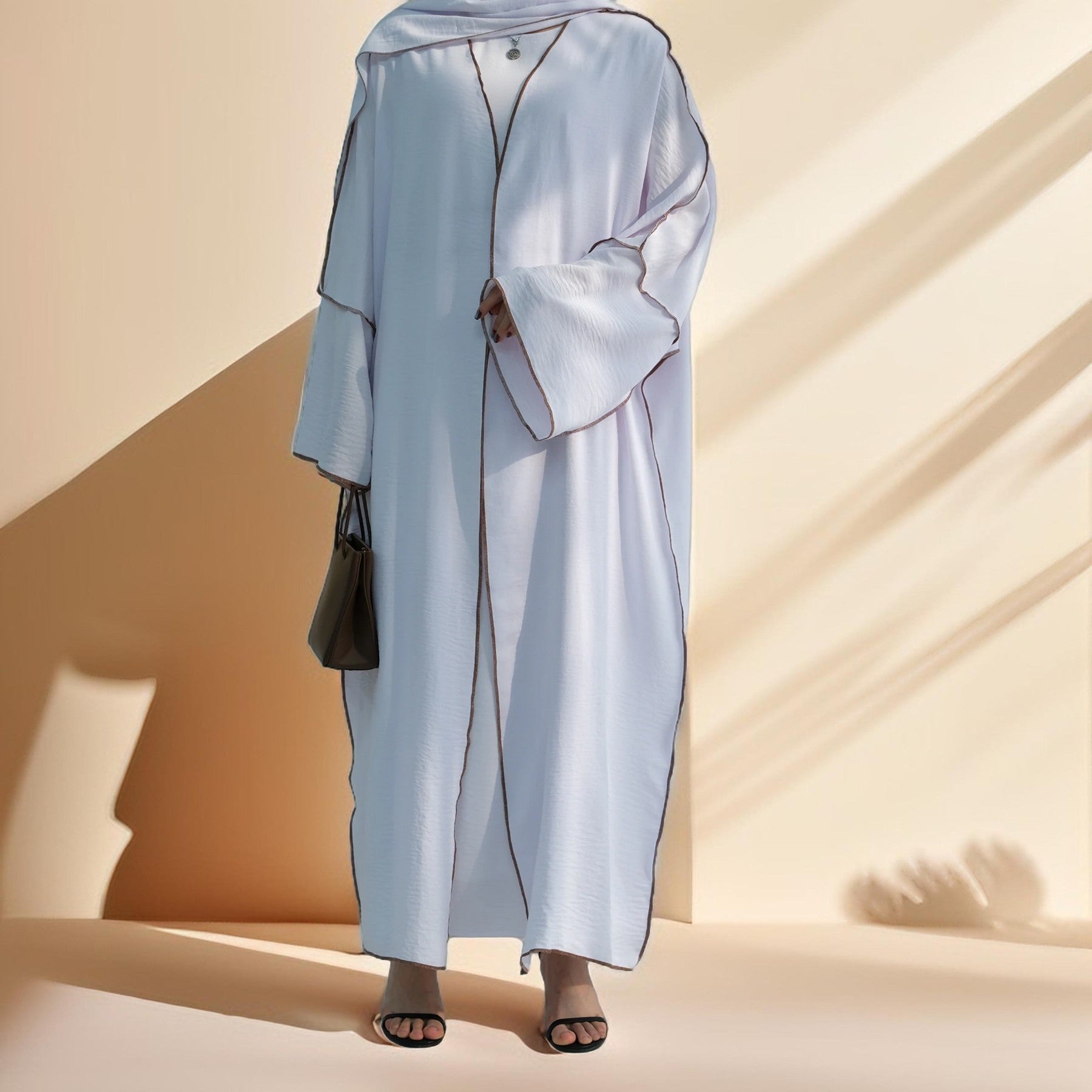 Raha four piece abaya set, view 2