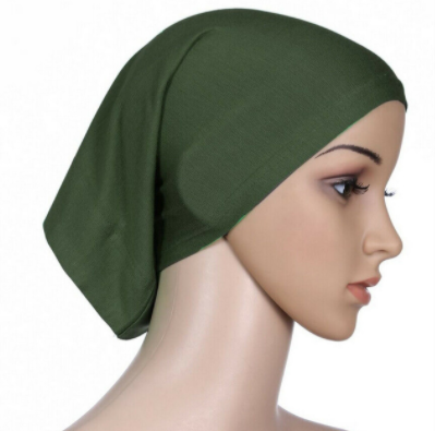 Muslim turban under hijab cap, view 6