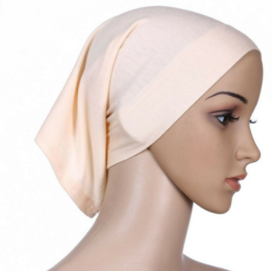 Muslim turban under hijab cap, view 7