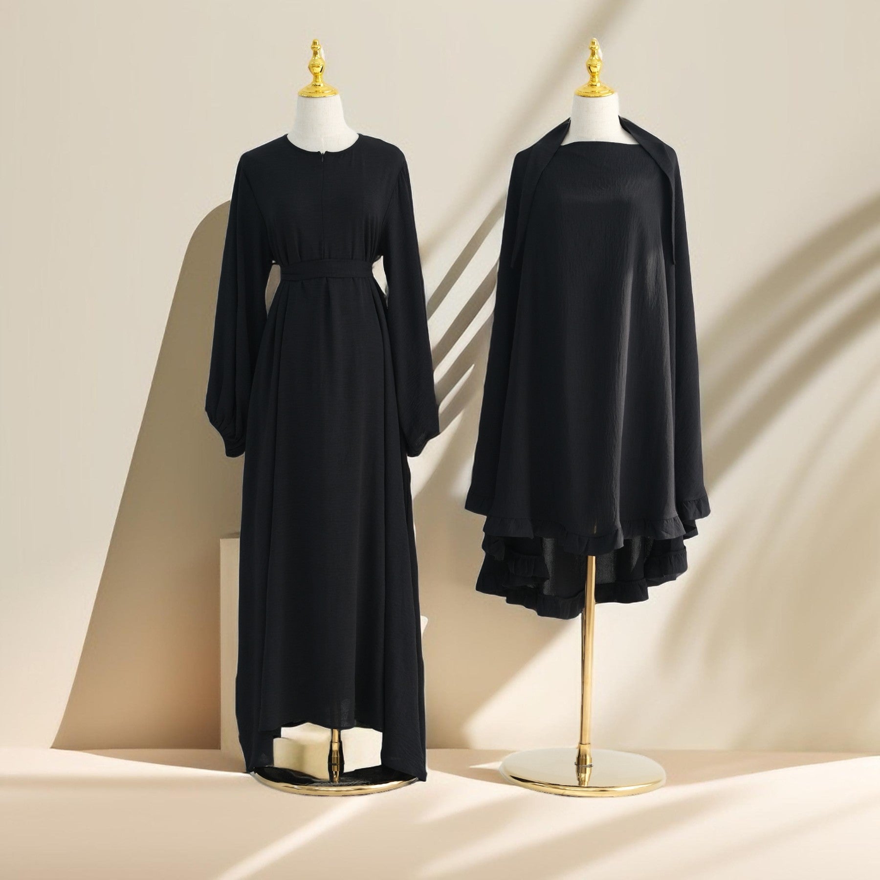 Aaliyah 2 PC Abaya & Khimar set for Prayers & Umrah, view 8