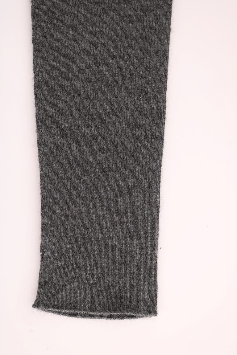 Dolce & Gabbana Cashmere Stretch Leggings — Gray, view 8
