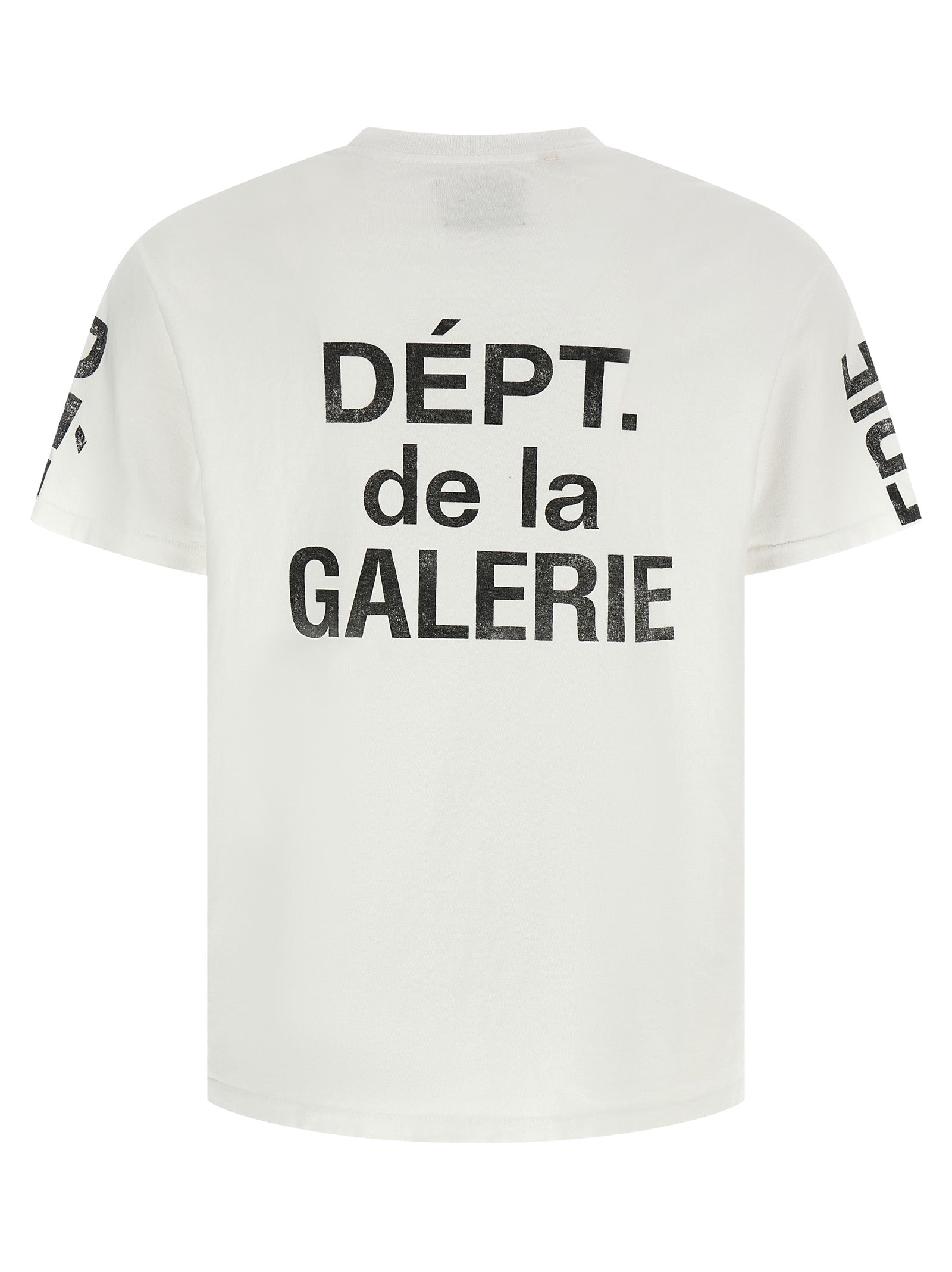 Gallery Dept. Cotton Logo-Sleeve T-Shirt — White, view 2