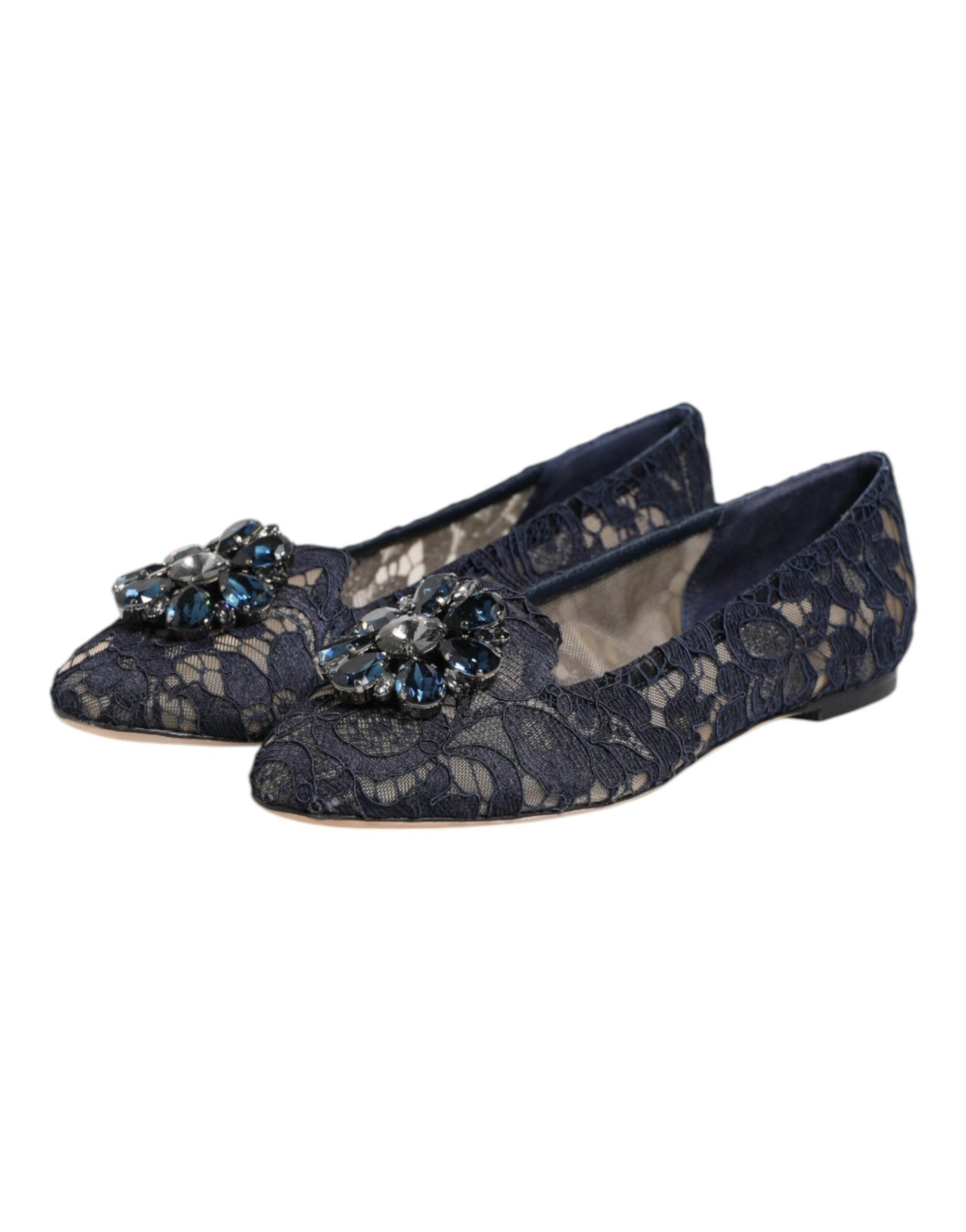Dolce & Gabbana Vally Flat — Blue, view 3