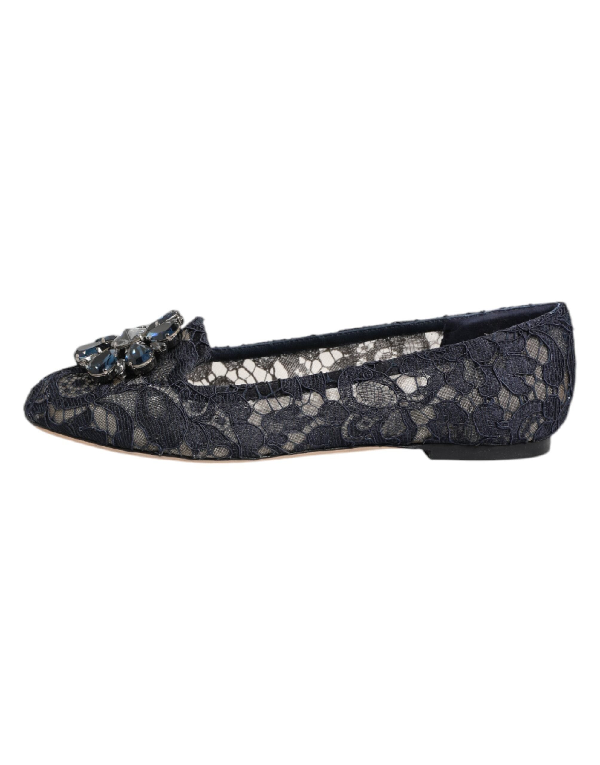 Dolce & Gabbana Vally Flat — Blue, view 5
