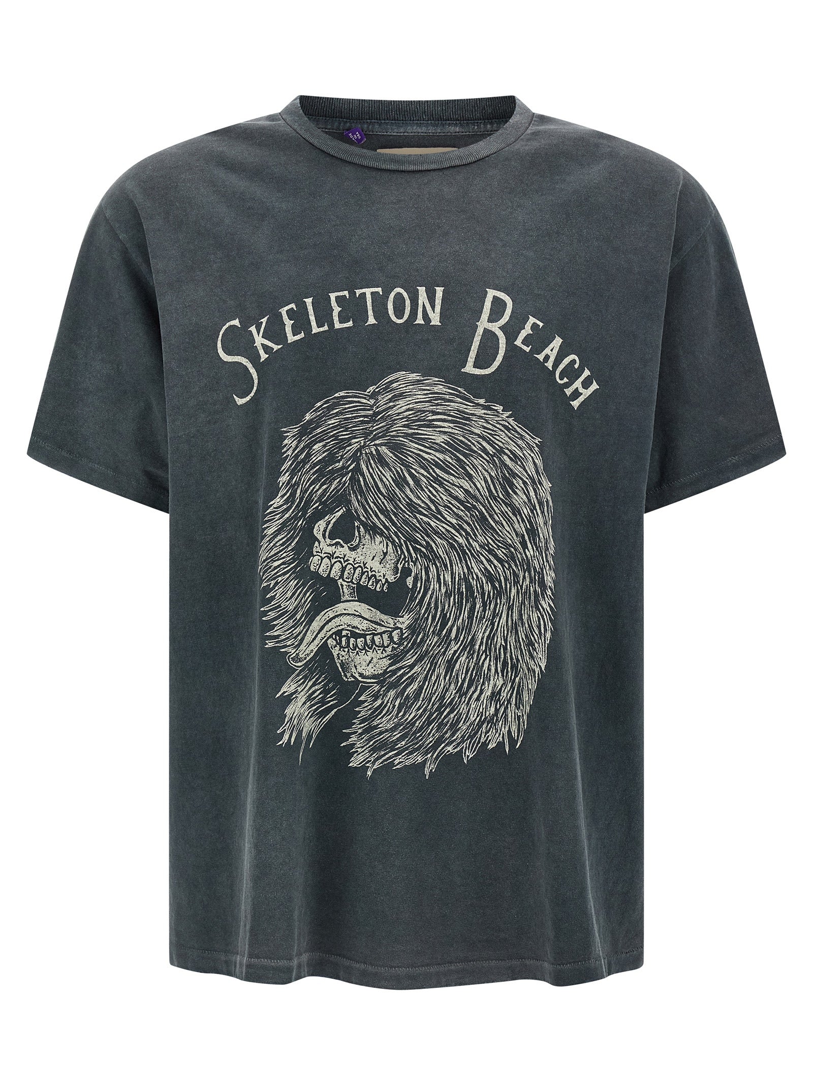 Gallery Dept. Skeleton Beach Graphic T-Shirt — Black by Gallery Dept