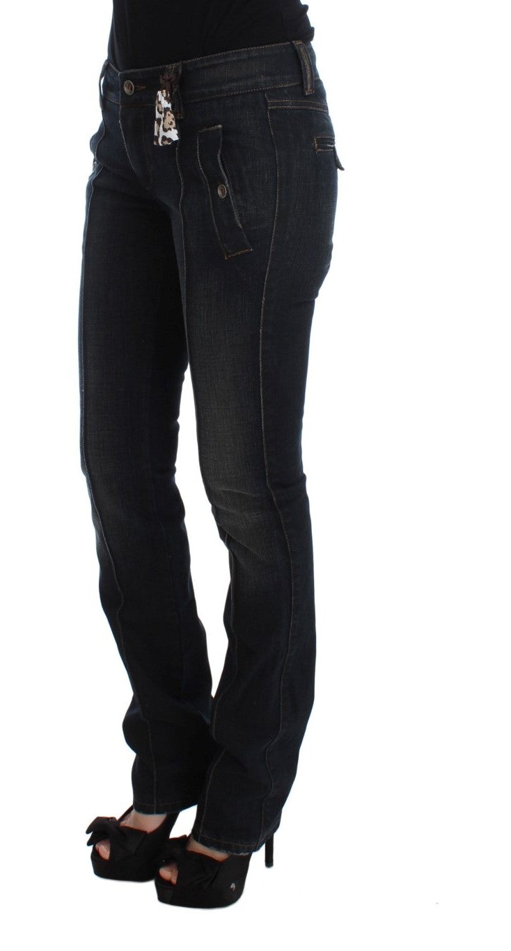 Ermanno Scervino Slim Fit Cotton Denim Jeans — Blue, view 2