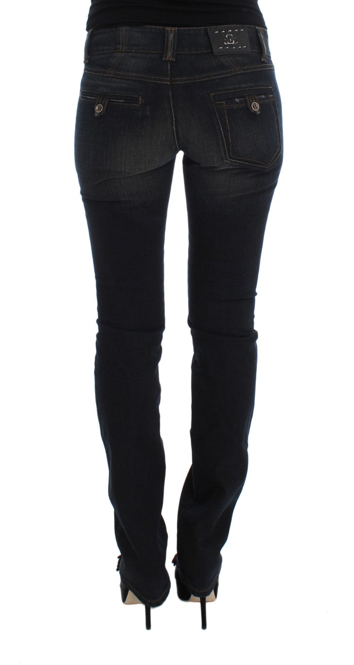 Ermanno Scervino Slim Fit Cotton Denim Jeans — Blue, view 3