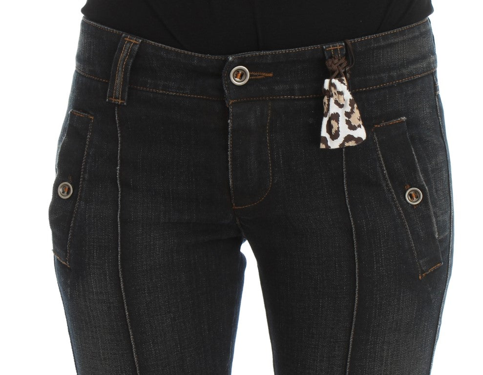 Ermanno Scervino Slim Fit Cotton Denim Jeans — Blue, view 5