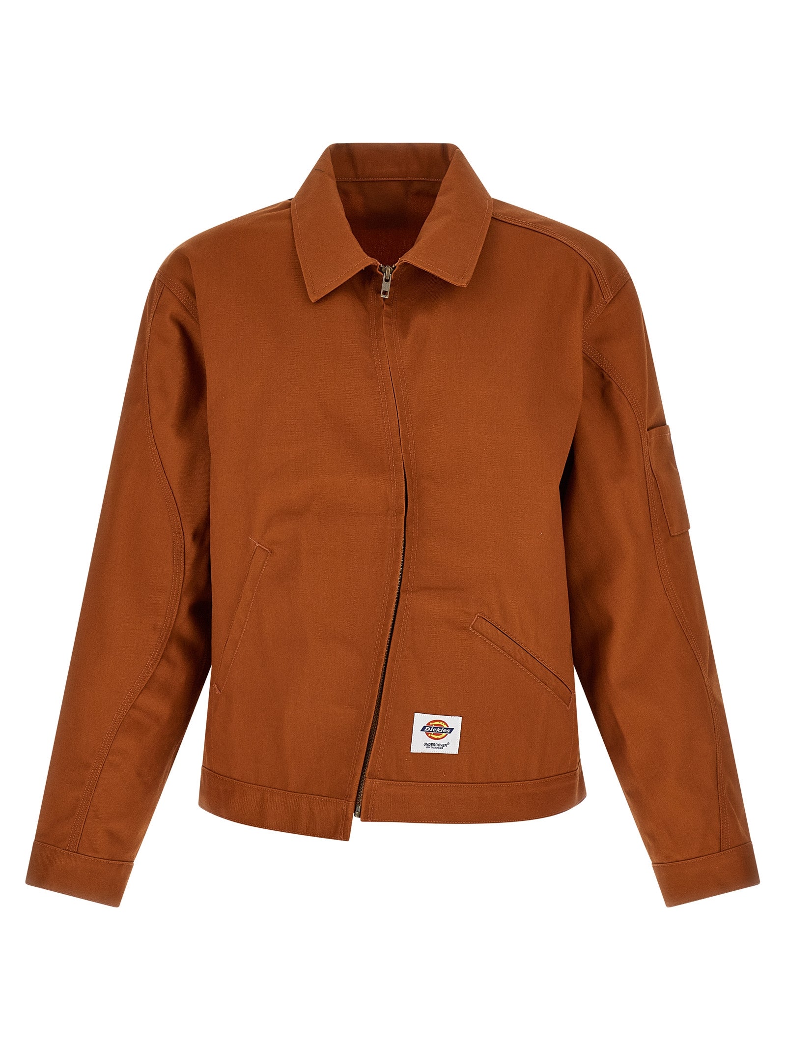 Undercover Cotton-Twill Shell Jacket — Brown by Undercover