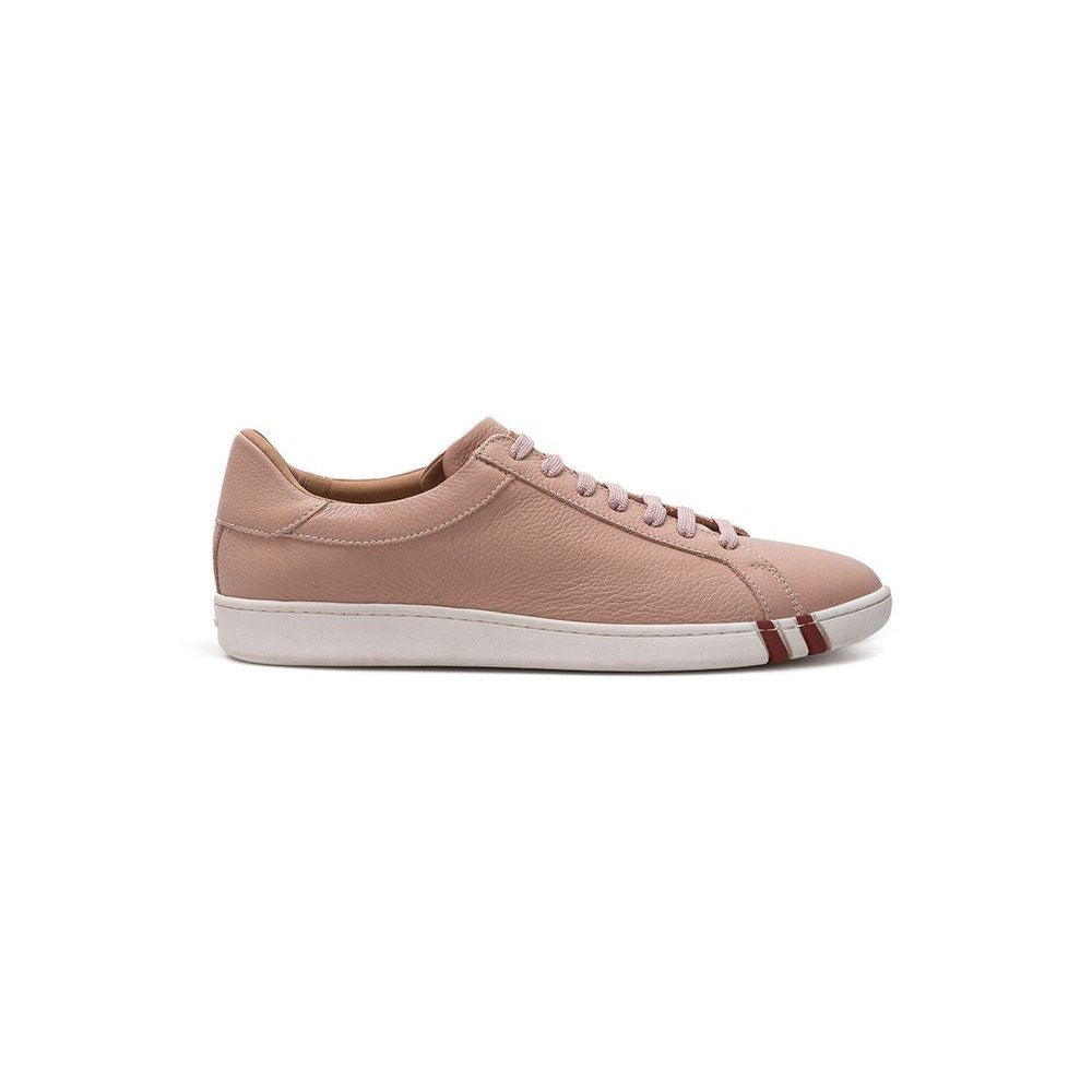 Bally Leather Low-Top Sneaker — Pink by Bally