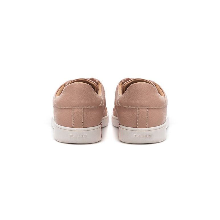 Bally Leather Low-Top Sneaker — Pink, view 5