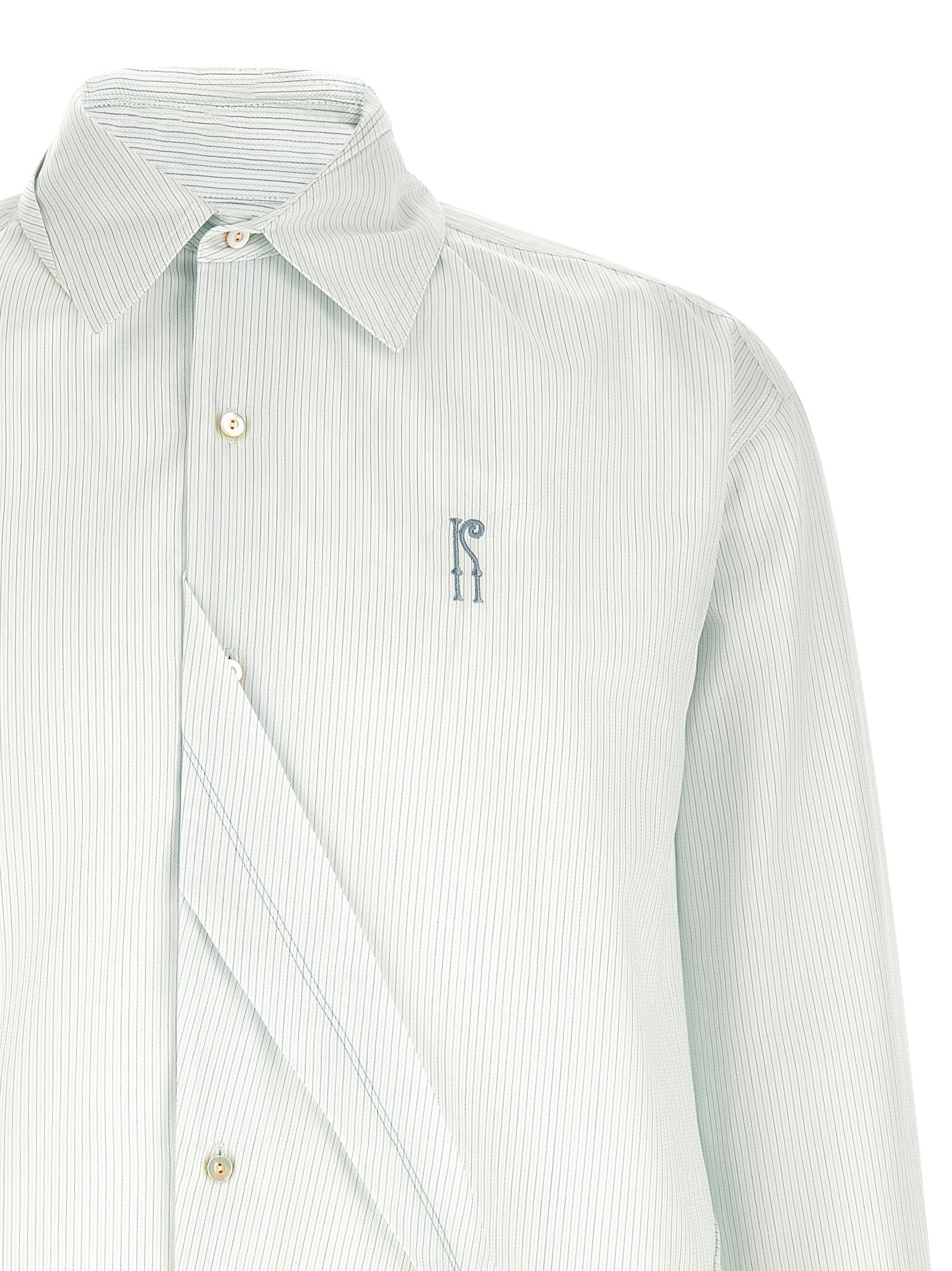 Kiko Kostadinov K-Dart Blouse — White, view 3