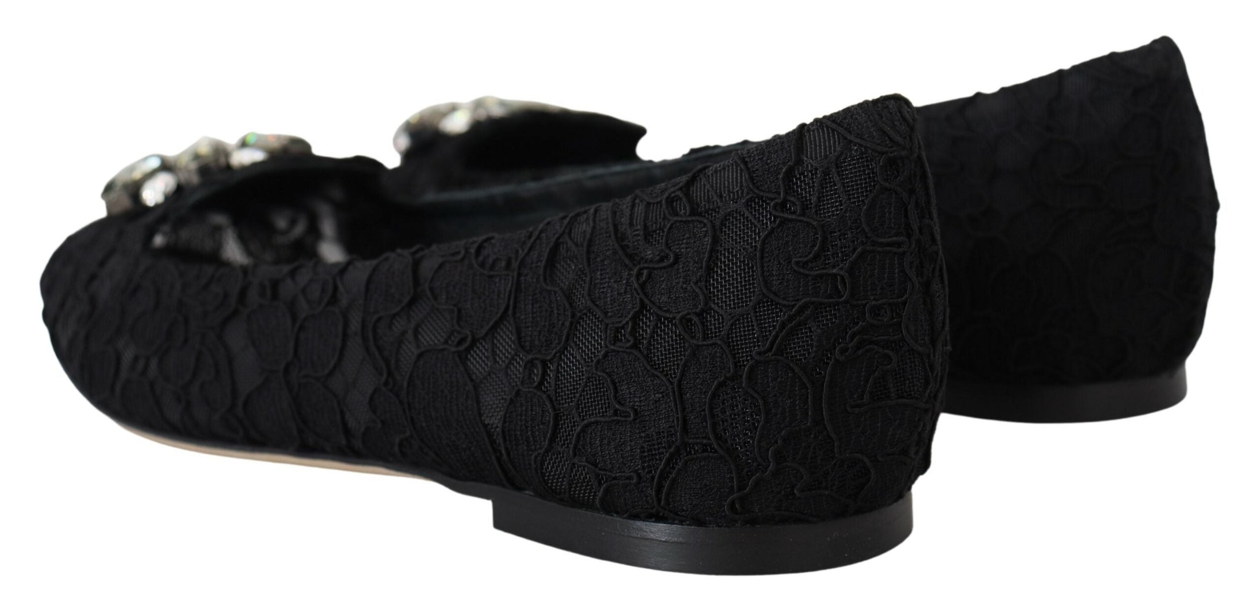 Dolce & Gabbana Vally Flat — Black, view 3