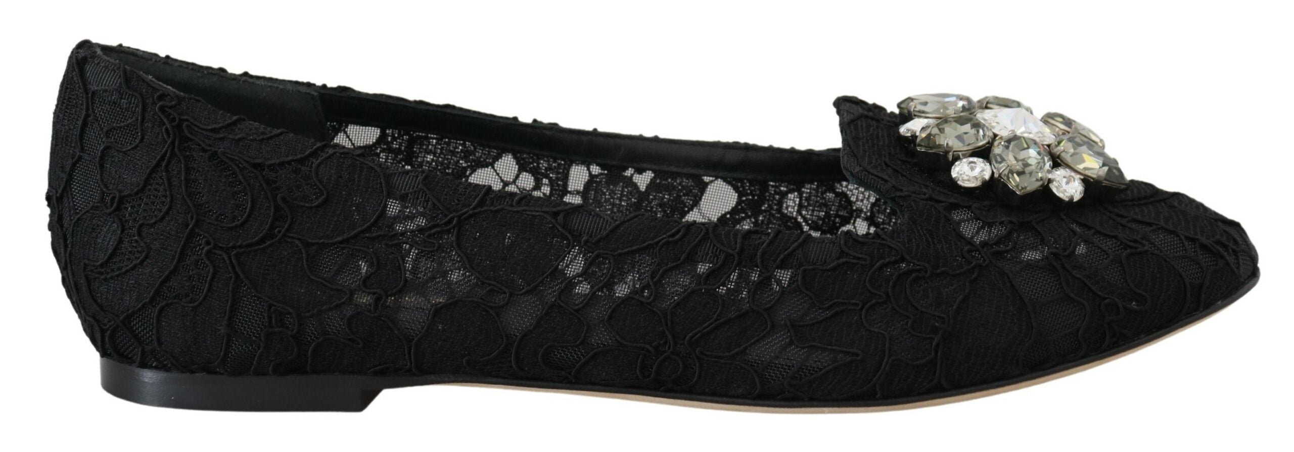 Dolce & Gabbana Vally Flat — Black, view 5