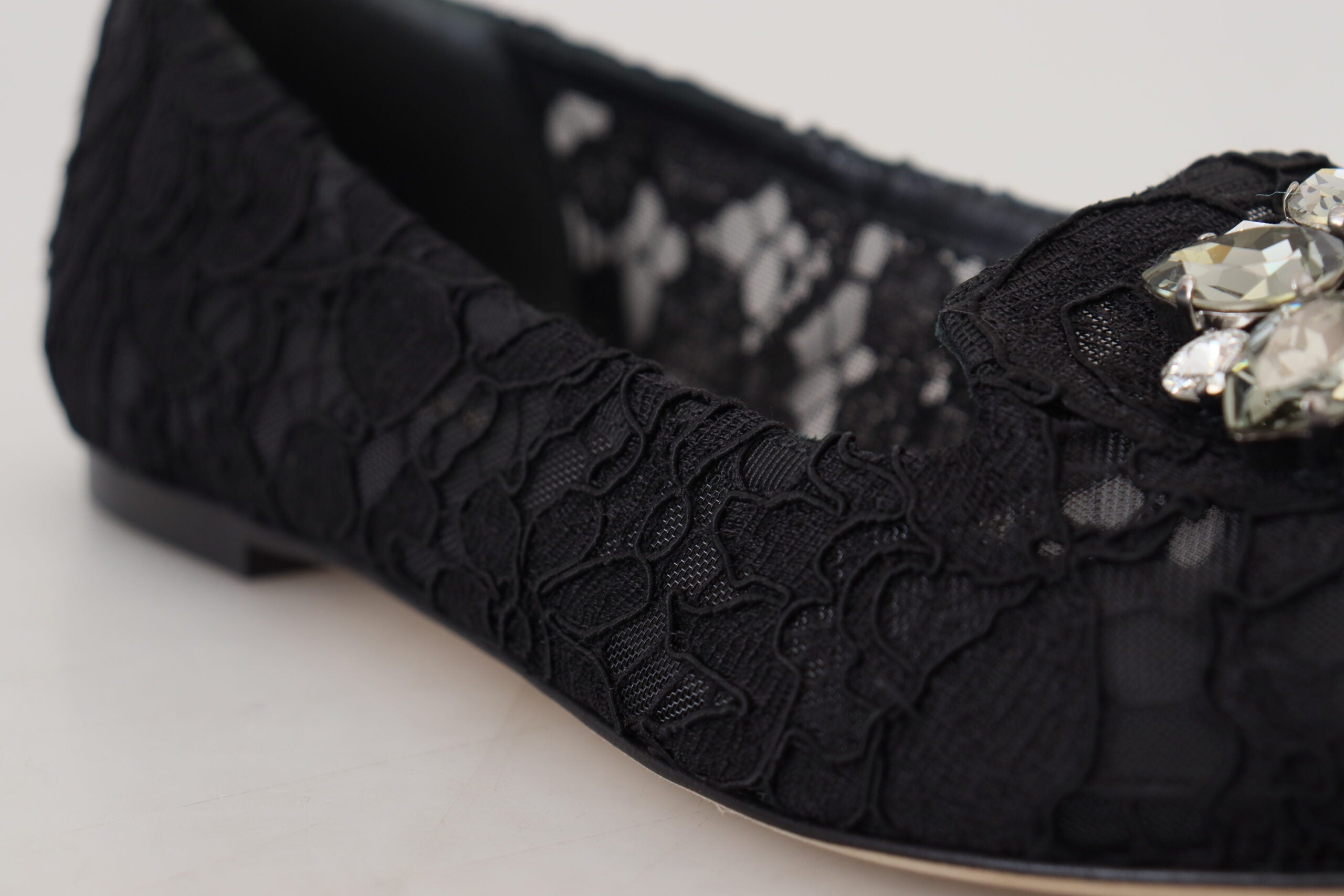 Dolce & Gabbana Vally Flat — Black, view 7