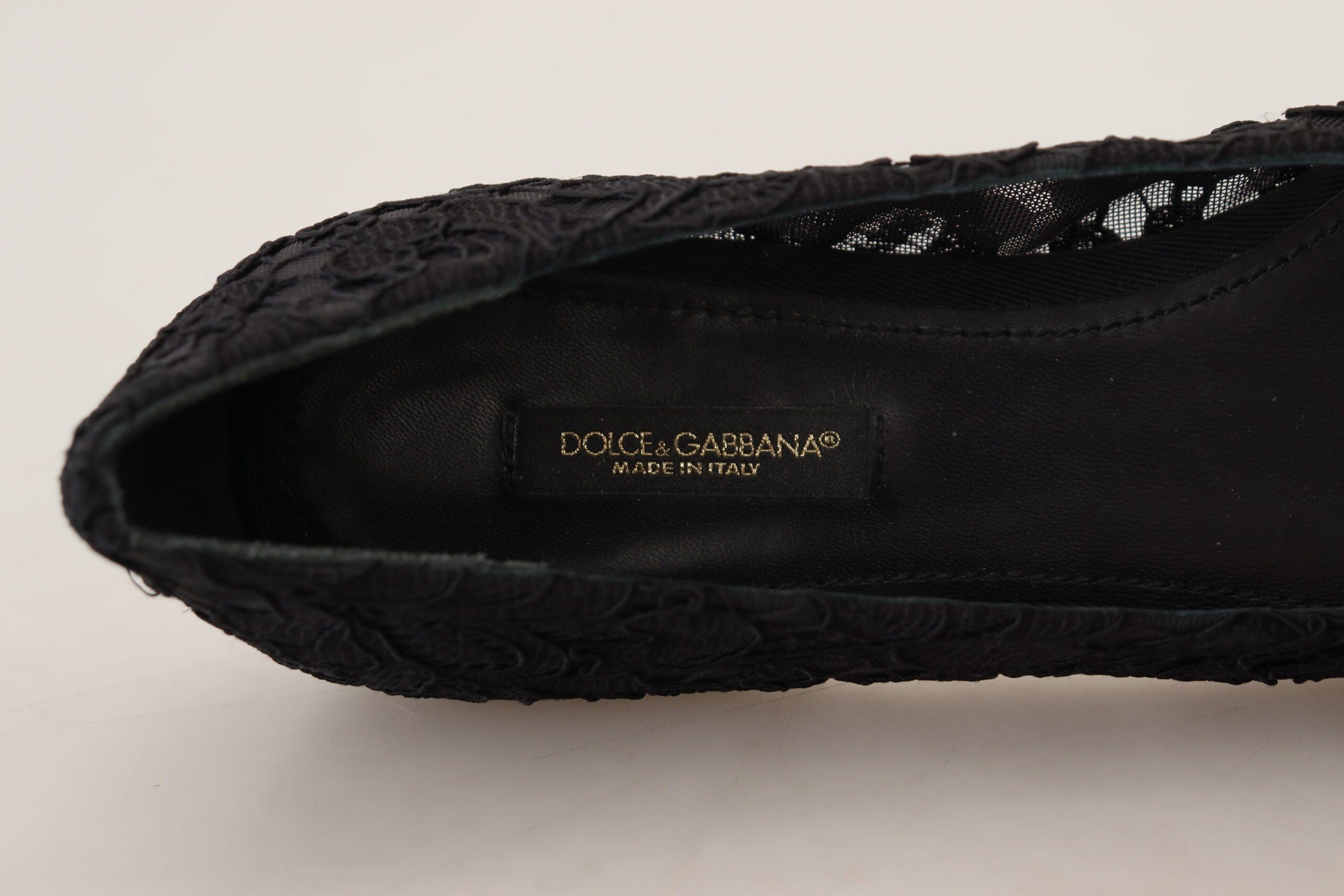 Dolce & Gabbana Vally Flat — Black, view 8