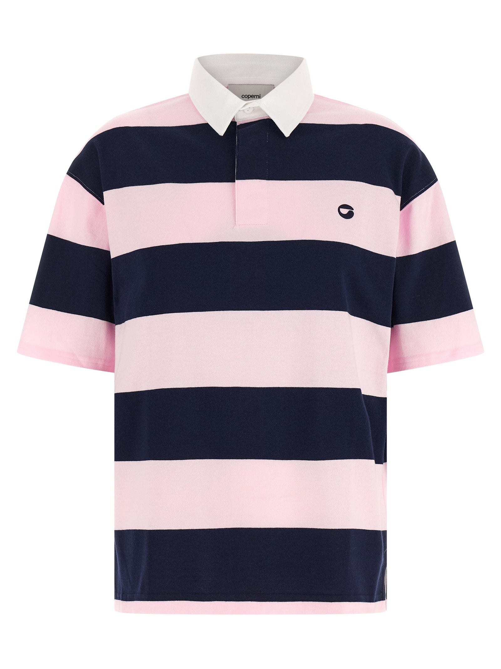 Coperni Striped Organic Cotton Polo Shirt — Multicolor by Coperni