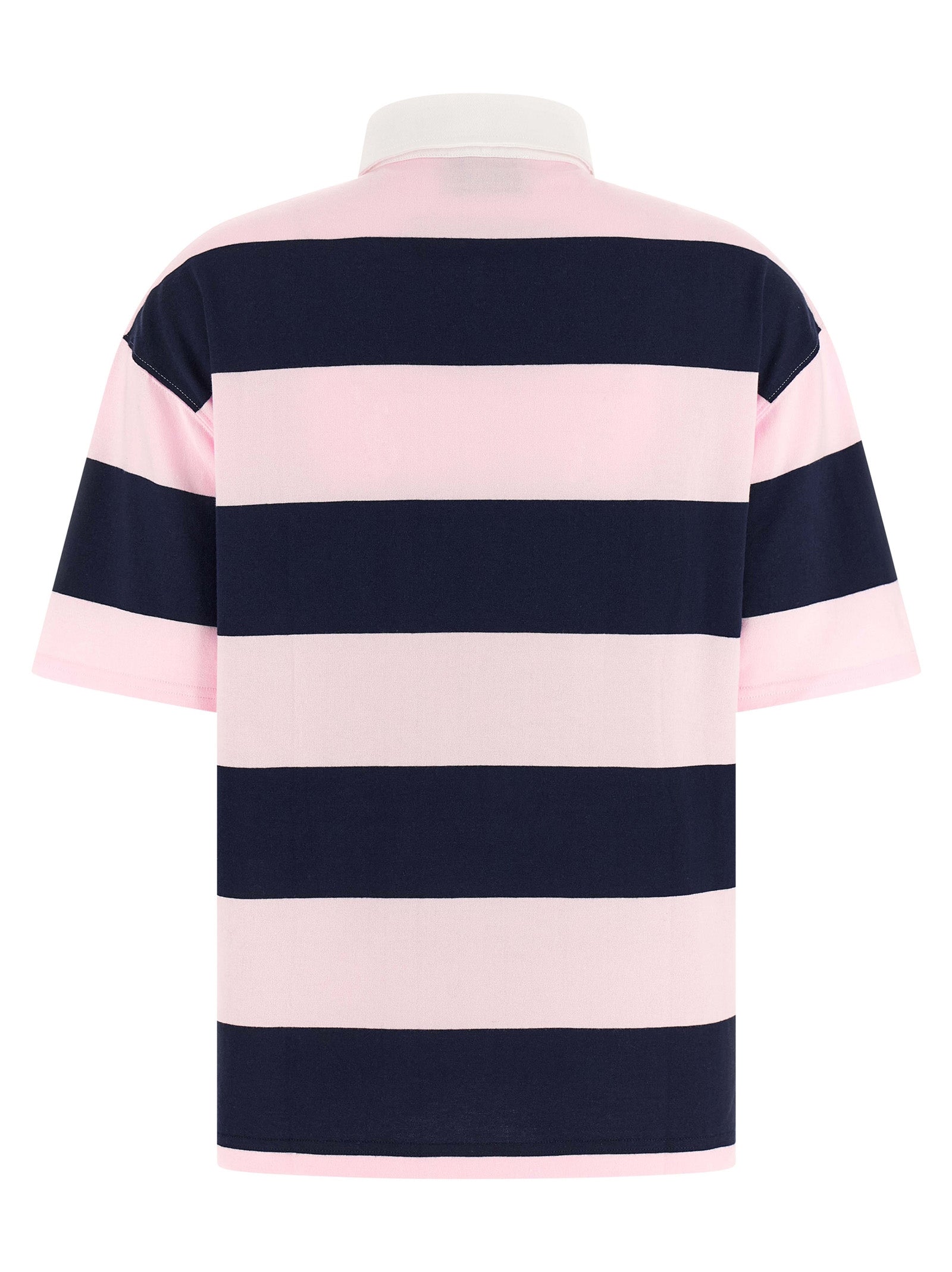 Coperni Striped Organic Cotton Polo Shirt — Multicolor, view 2