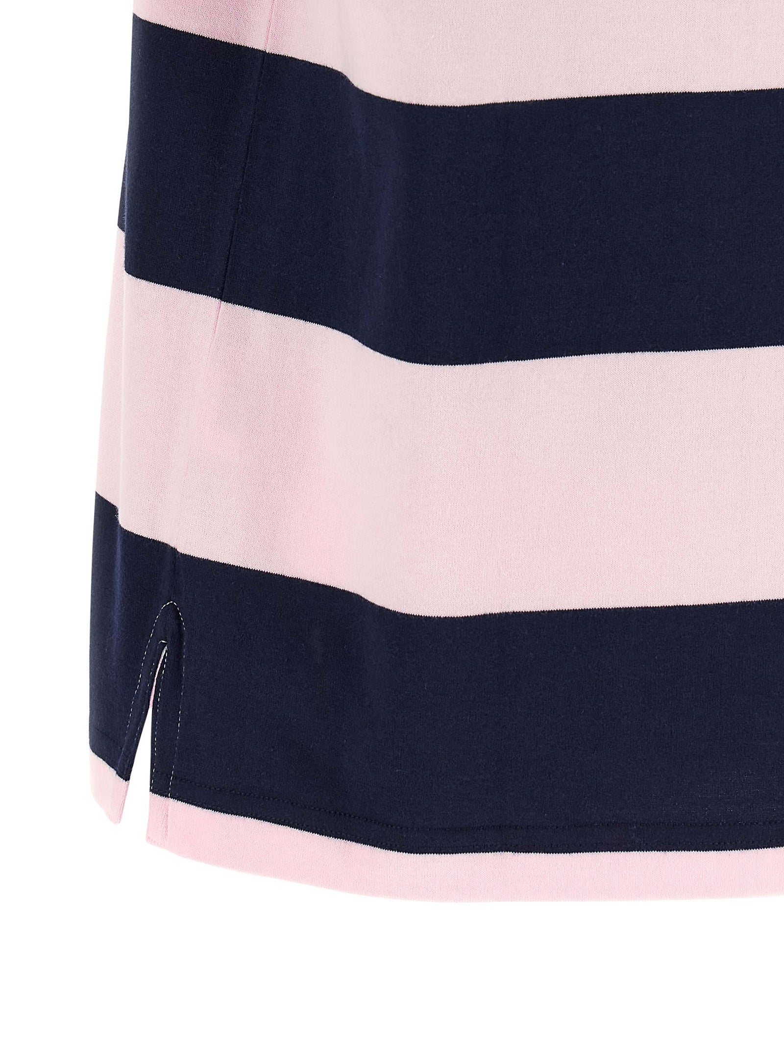 Coperni Striped Organic Cotton Polo Shirt — Multicolor, view 4