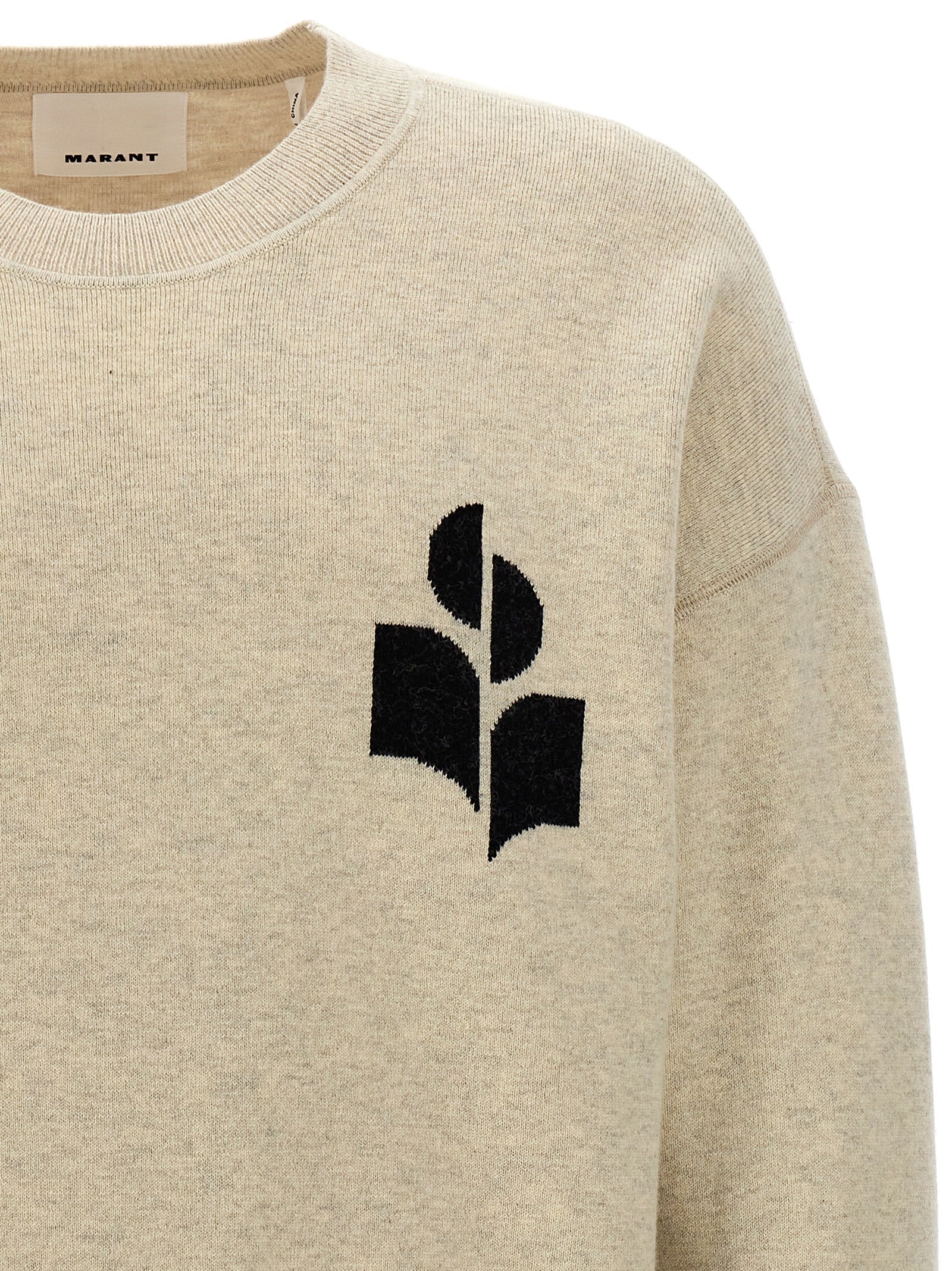 Marant Atley Sweater — Beige, view 3
