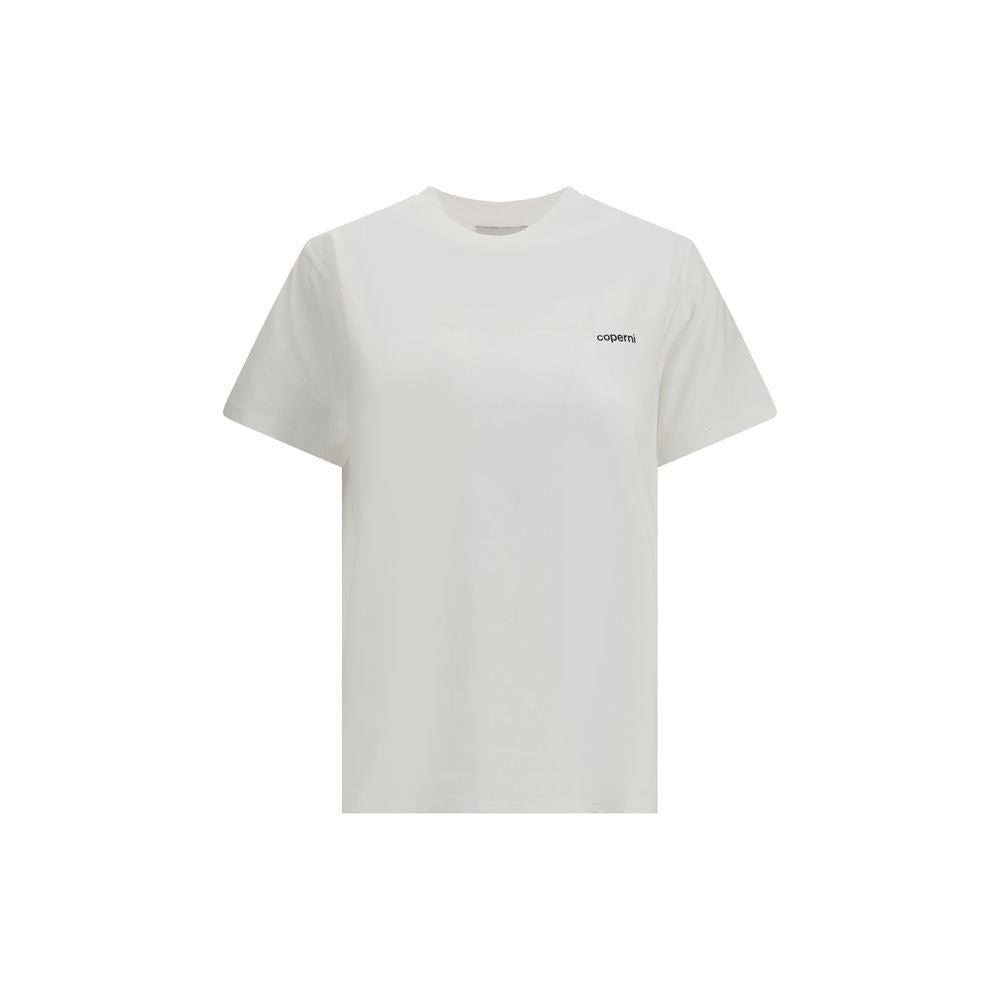 Coperni Logo-Embroidered T-Shirt — White by Coperni