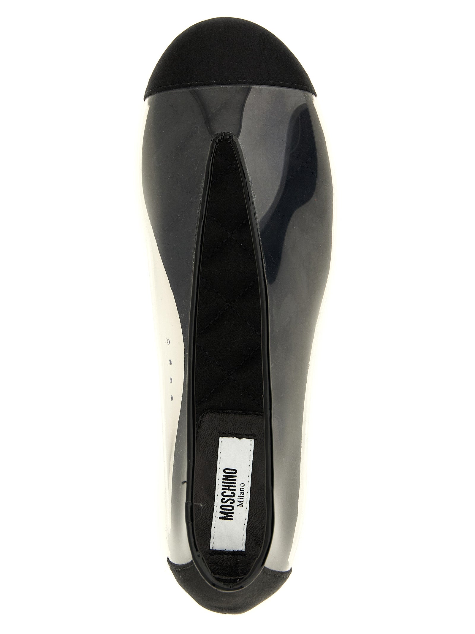 Moschino PVC Ballet Ballet Flat — Black, view 4