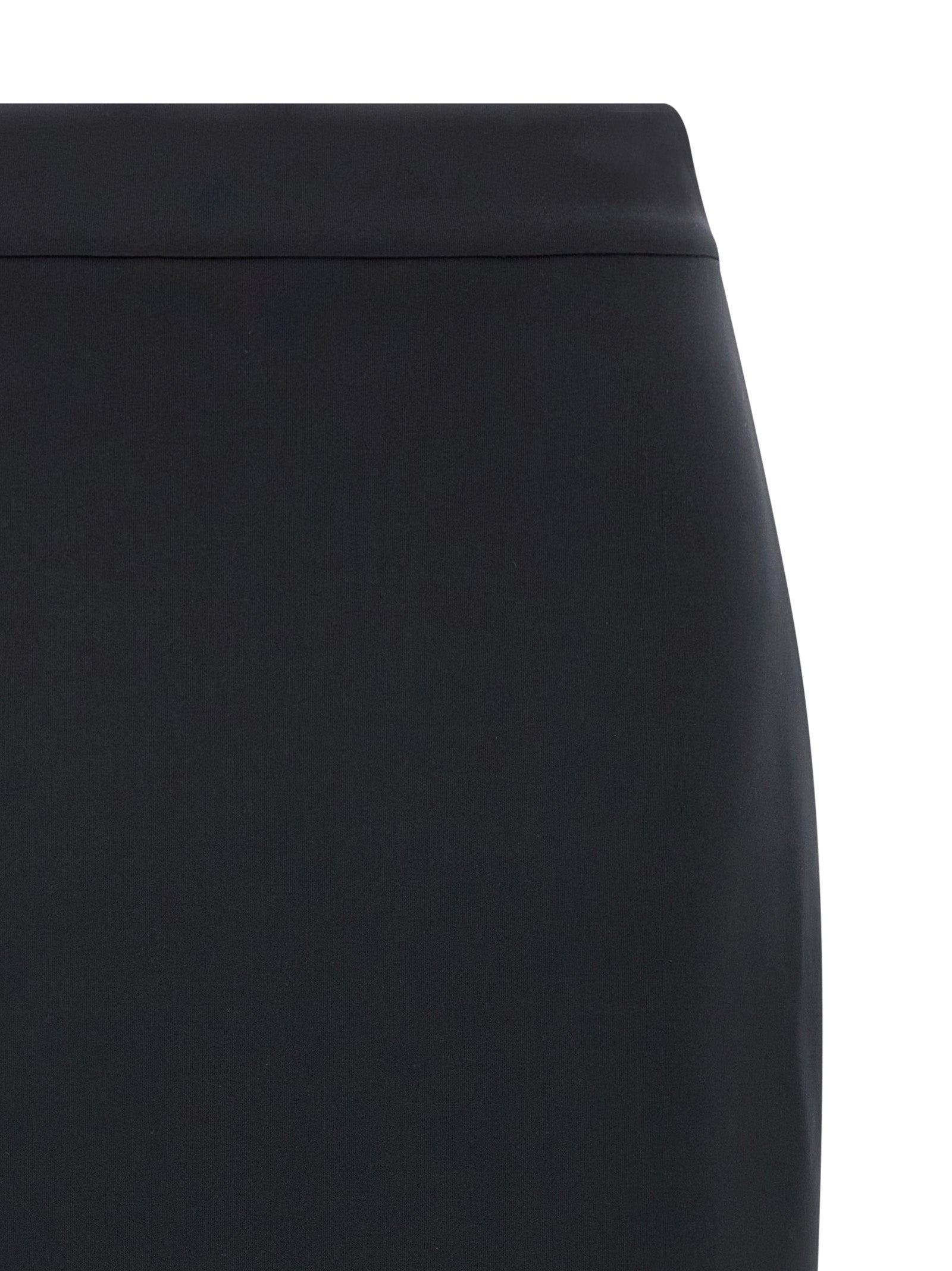 Moncler Genius Scuba-Effect Midi Skirt — Black, view 3
