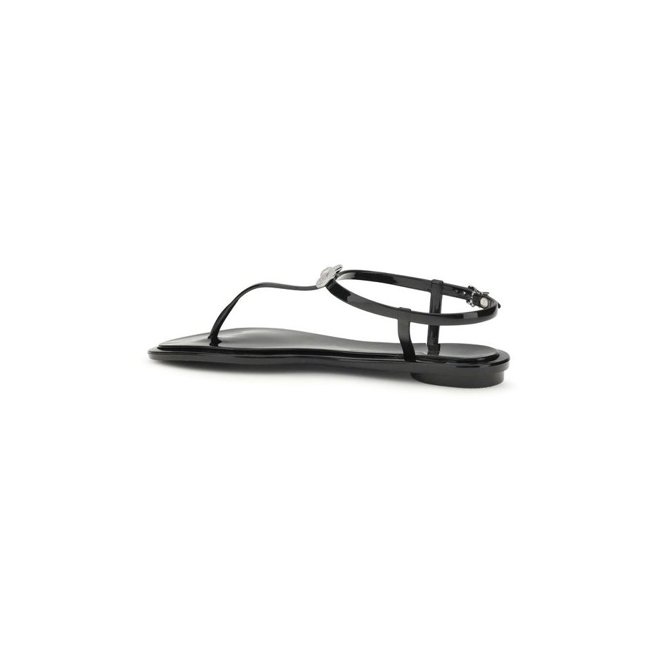 Mach & Mach Double Bow Sandals — Black, view 3