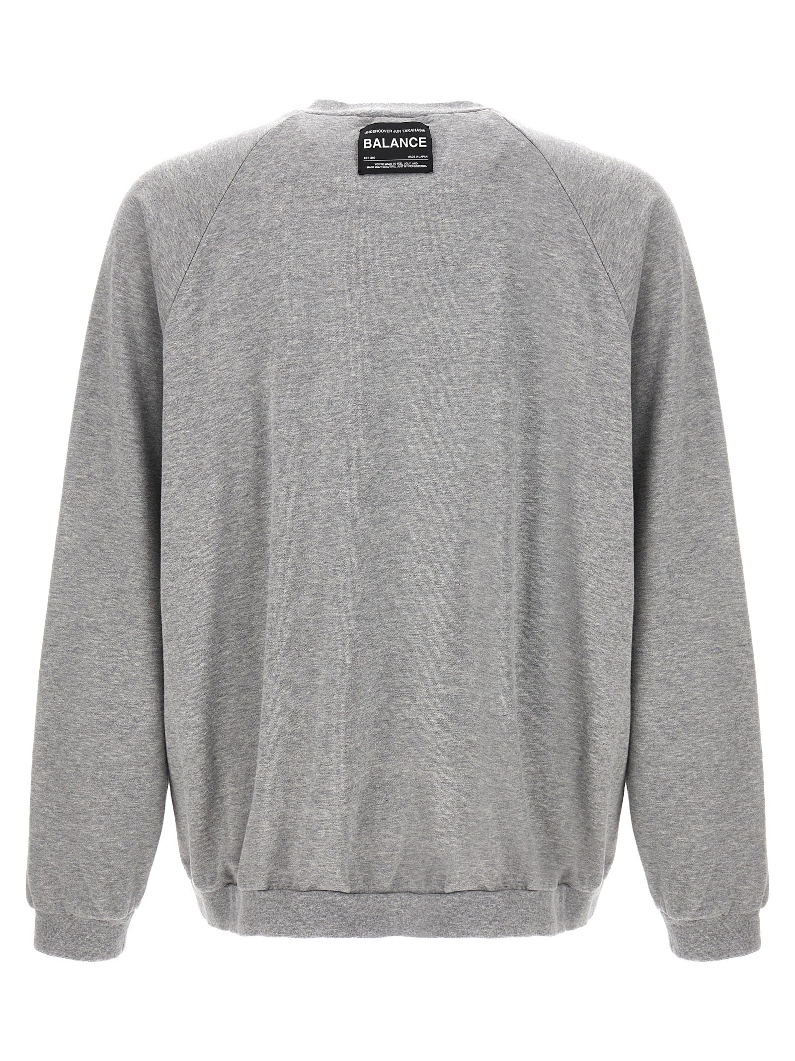 Undercover Cotton Crew Neck Sweatshirt — Gray, view 2