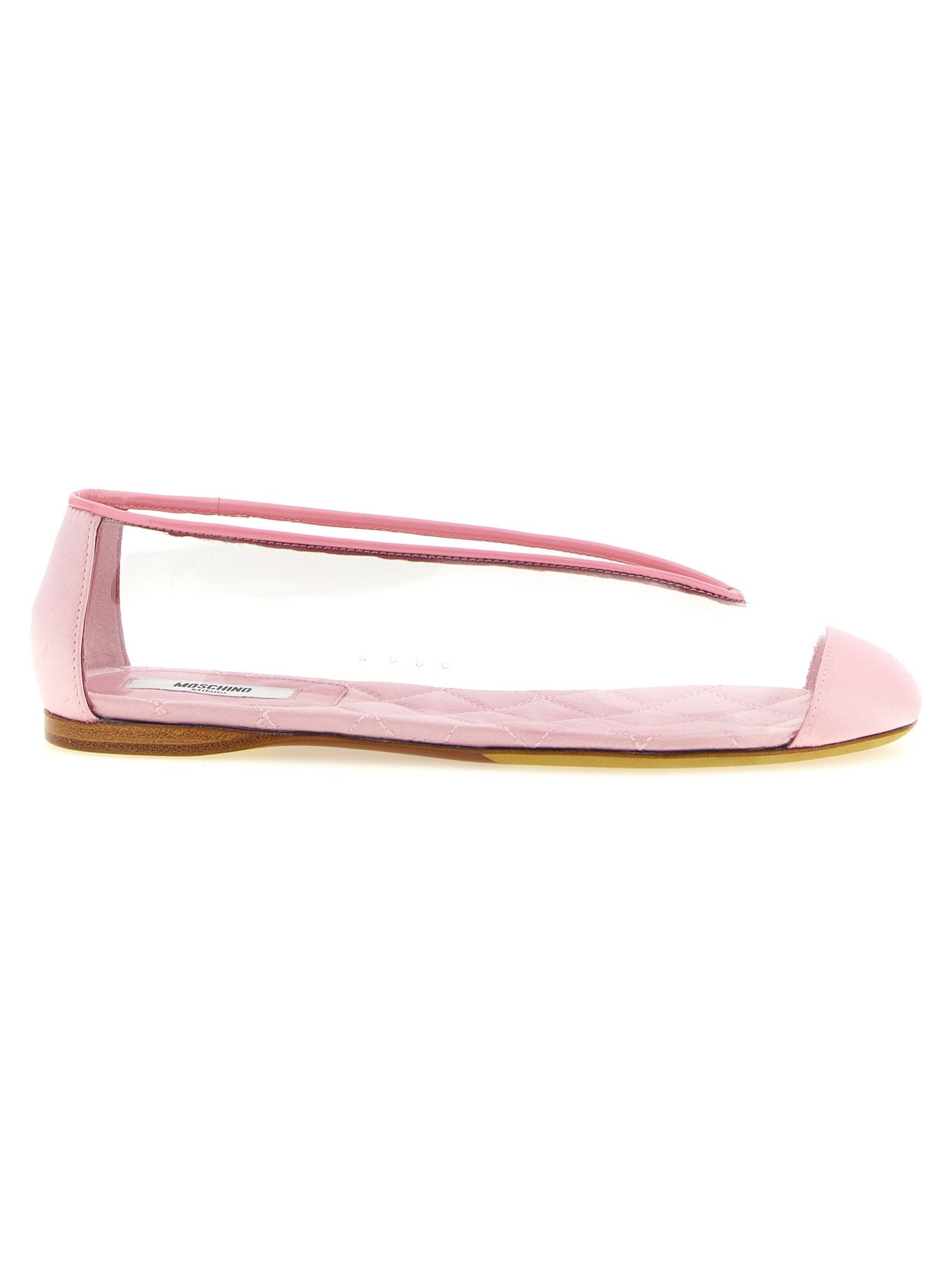 Moschino PVC Ballet Ballet Flat — Pink, view 2